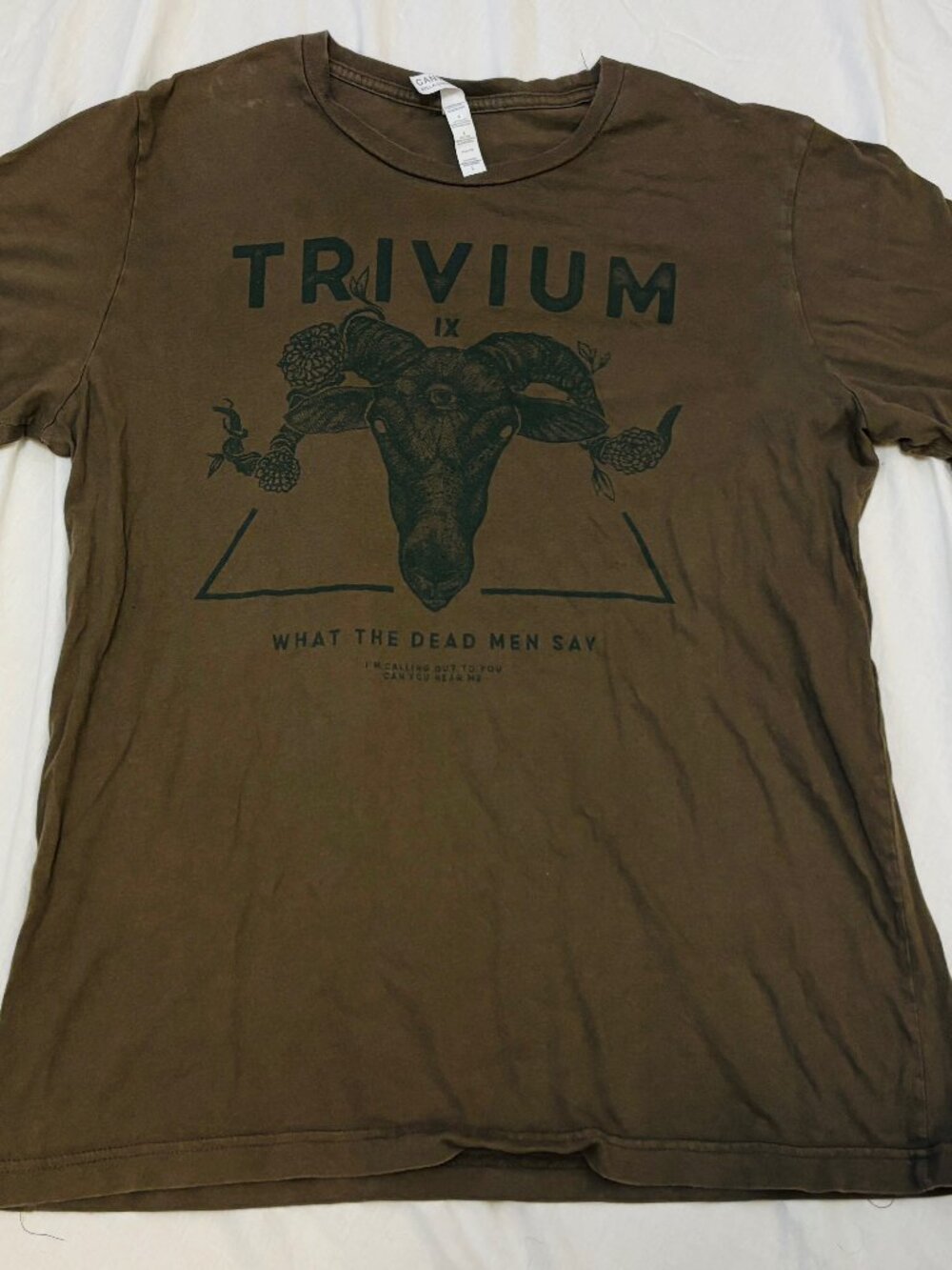 Trivium What the Dead Man Say T-shirt Size Large metal band l